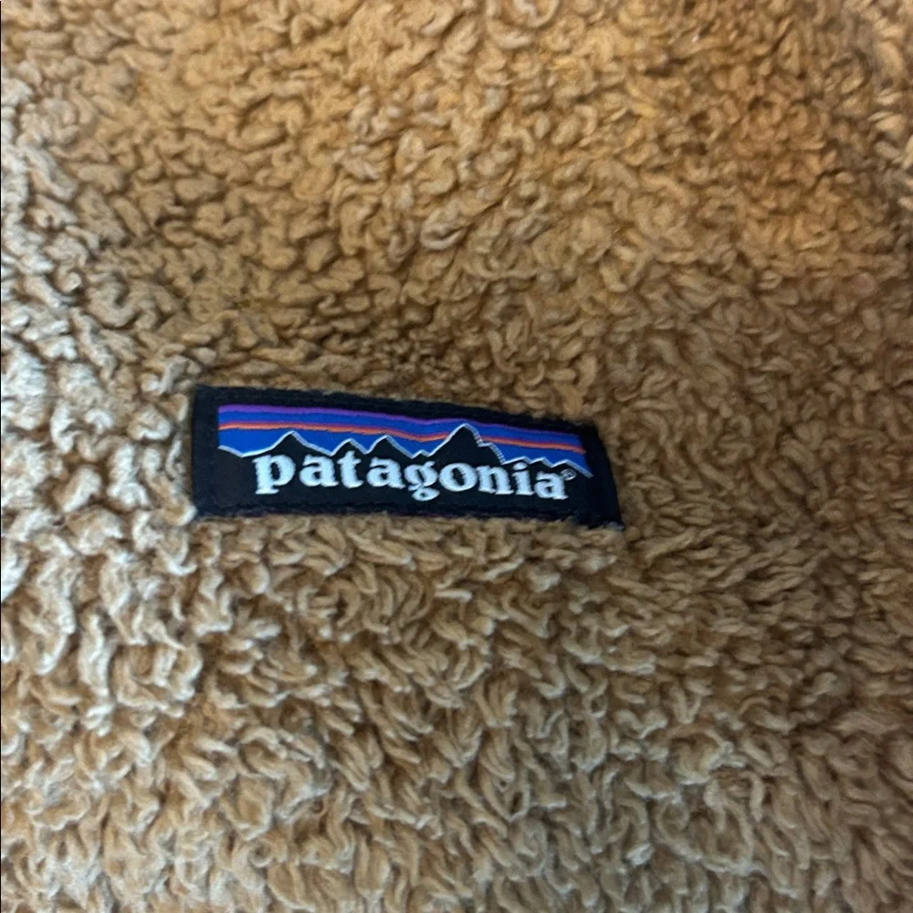 Patagonia Tan / brown Fleece Half-Zip Pullover‎ - Picture 2 of 4